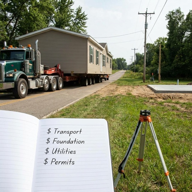 mobile home relocation Delaware - complete cost breakdown including utilities and foundation