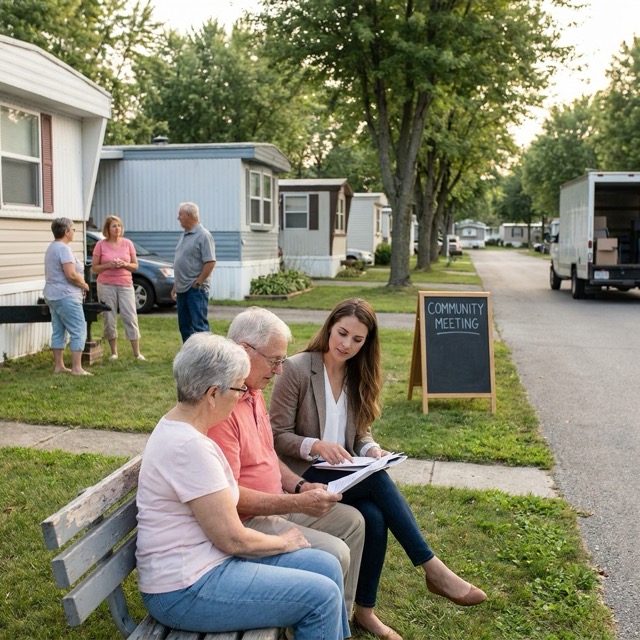 mobile home park closing Ohio - resident options and timeline