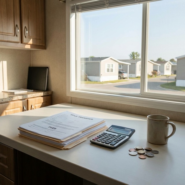 mobile home title transfer fees Oklahoma - cost breakdown and timeline