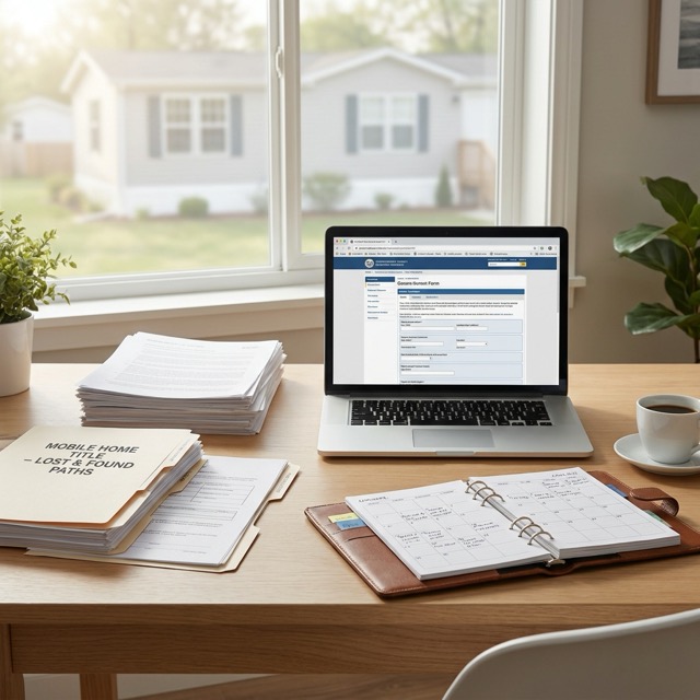 lost mobile home title Delaware - documentation paths and timelines